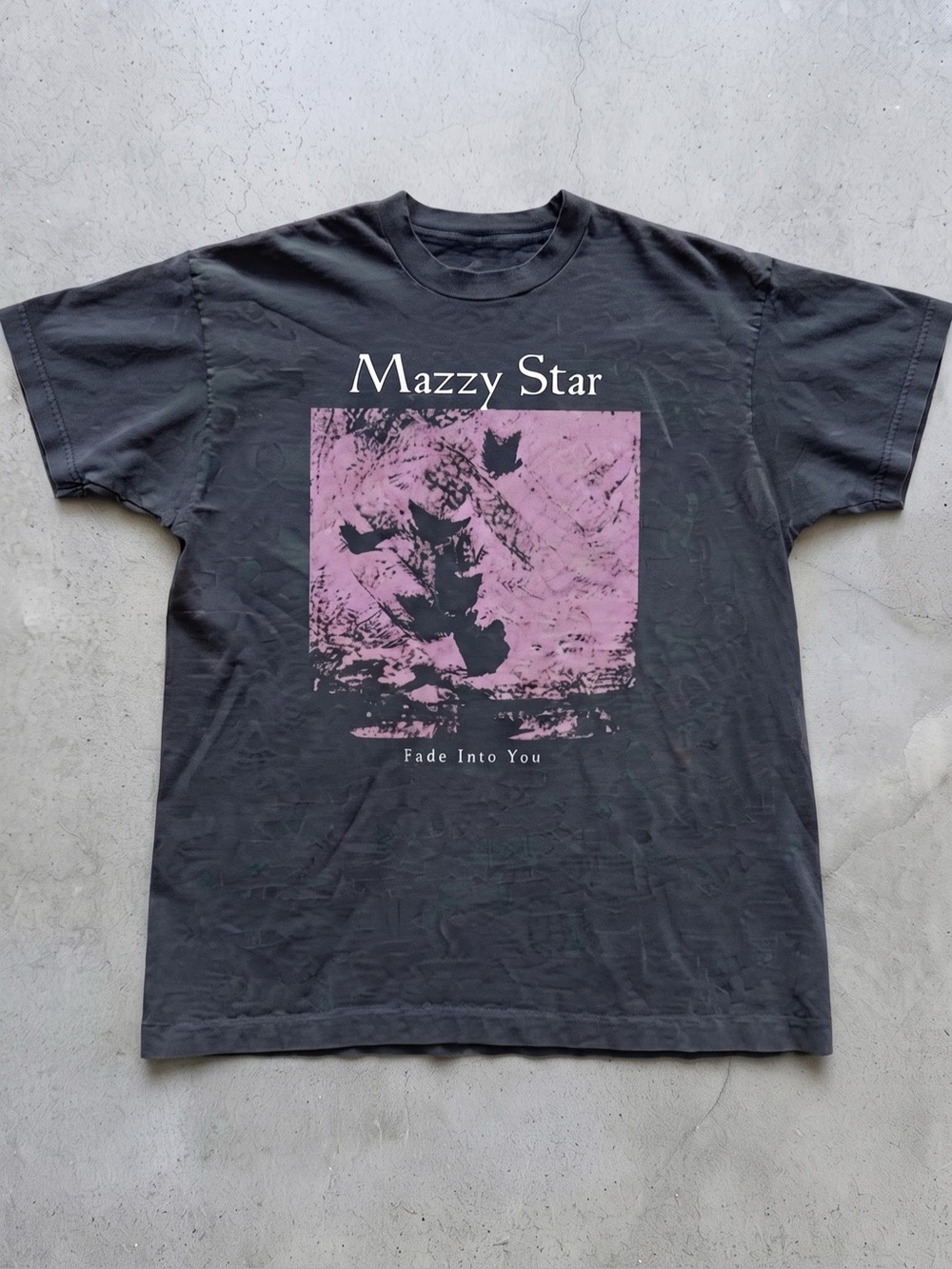 Black Tee with Purple Mazzy Star Graphic